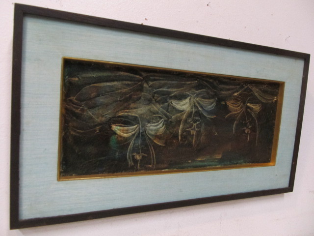 lot 142 image: Original Abstract Faces on Canvas