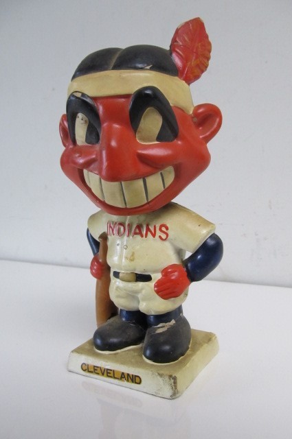 Vintage Cleveland Indians Chief Wahoo Bobblehead Nodder 1998 