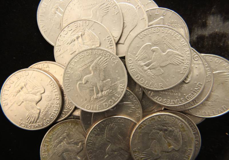 GROUP OF 27 EISENHOWER DOLLARS