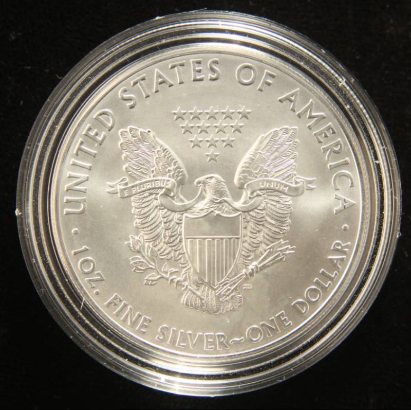 2013 AMERICAN SILVER EAGLE 1 TROY OZ. .999 FINE SILVER IN AIRTITE