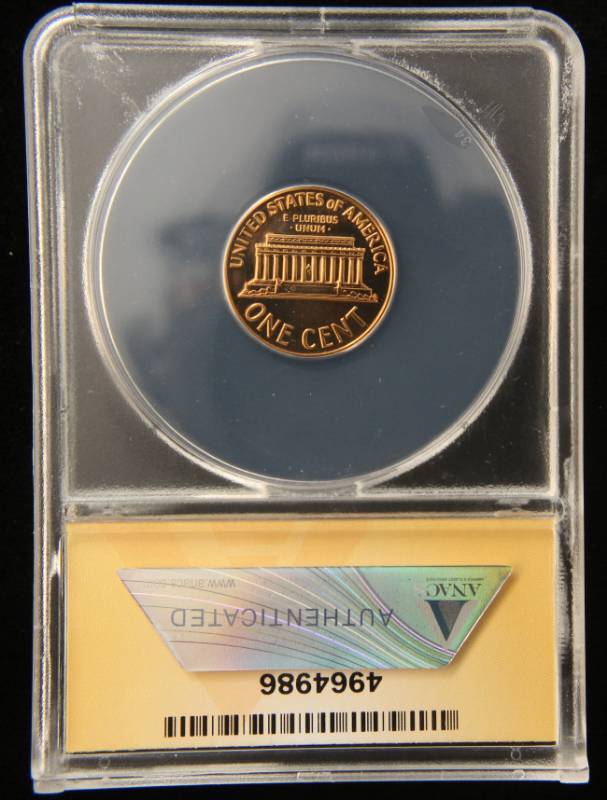 1959 PROOF LINCOLN MEMORIAL CENT PF66RED ANACS