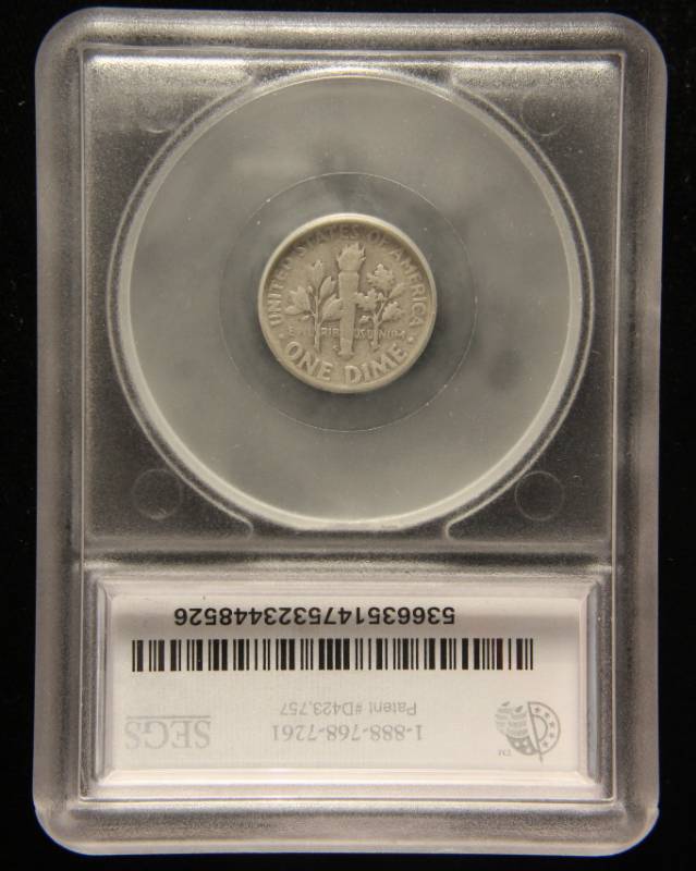 1947 SS (S OVER S) ROOSEVELT DIME VF20 SEGS
