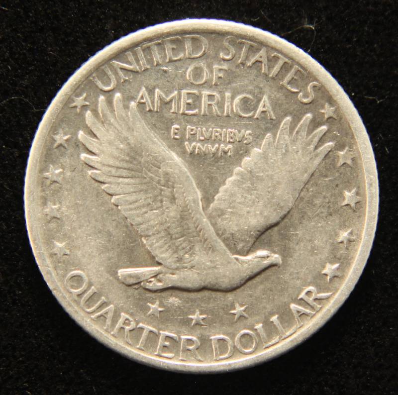 1920 STANDING LIBERTY QUARTER VF