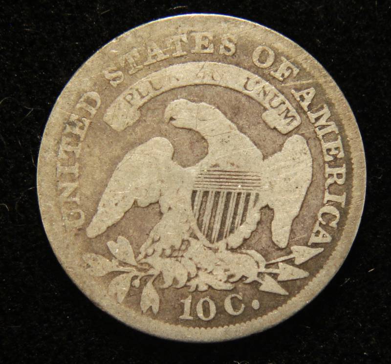 1836 US BUST SILVER DIME