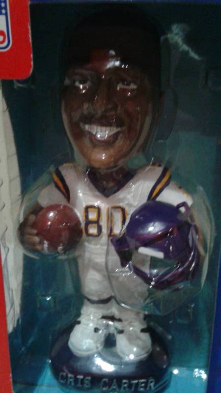 lot 10 image: Cris Carter Minnesota Vikings Bobble Head In The Box