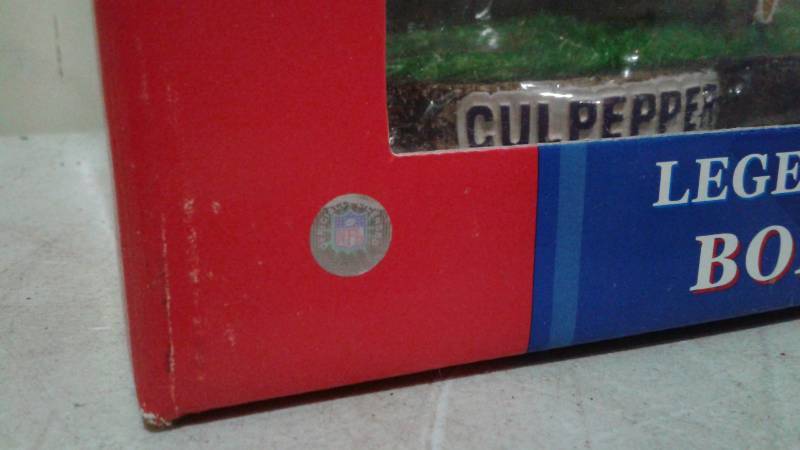 lot 11 image: Rare Culpepper To Moss Legends Of The Field Bobble Head Bobblemates In The Box