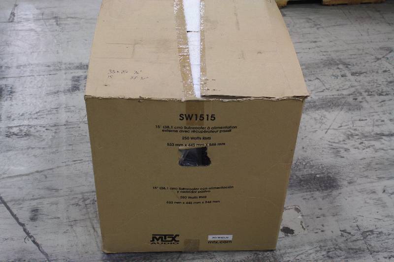 lot 107 image: MTX 15 Subwoofer - Salvaged
