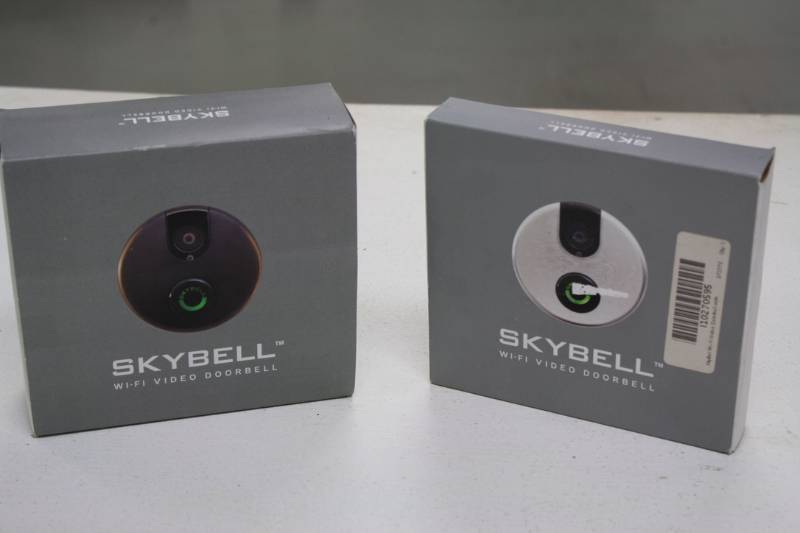 lot 81 image: SkyBell Wi-Fi Video Door Bells $500 value
