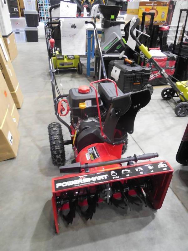 lot 225 image: PowerSmart 22 in. Two-Stage Manual Start Gas Snow Blower