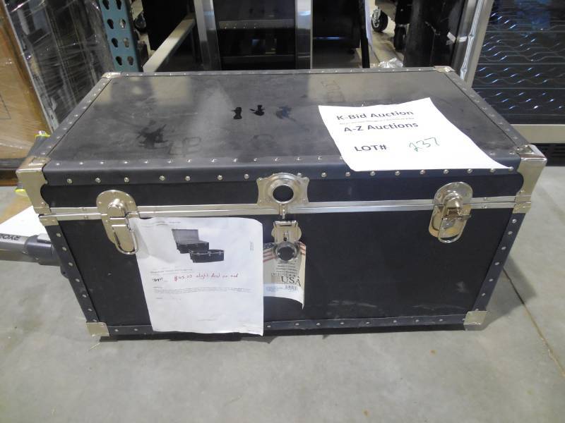 lot 237 image: Trailblazer Black Storage Trunk