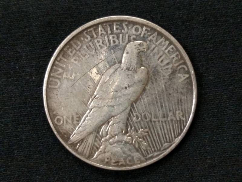 1927 Peace Silver Dollar...