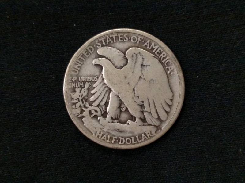 1918 Walking Liberty Silver Half Do...