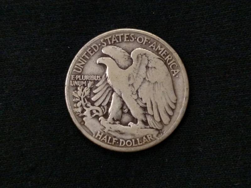 1937 D Walking Liberty Silver Half ...