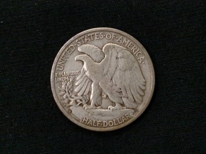 1942 D Walking Liberty Silver Half ...