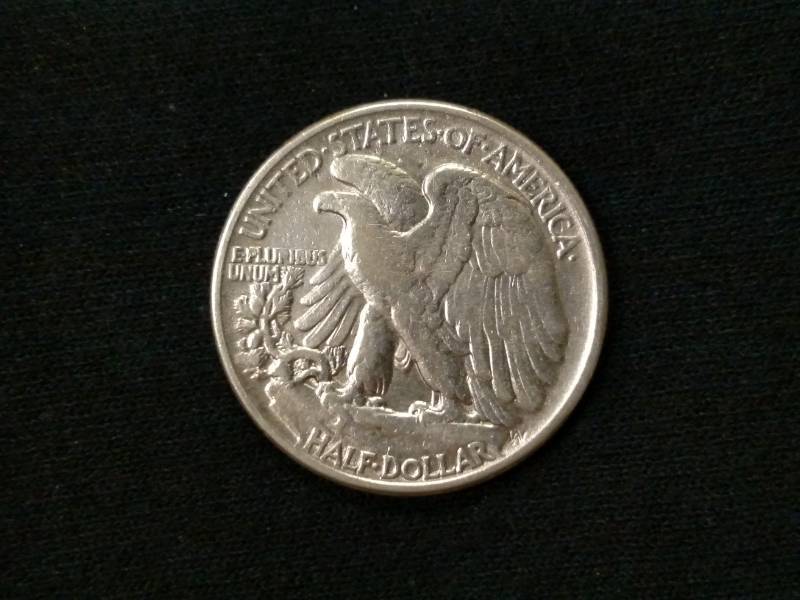 1945 Walking Liberty Silver Half Do...