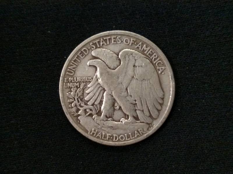 1945 S Walking Liberty Silver Half ...