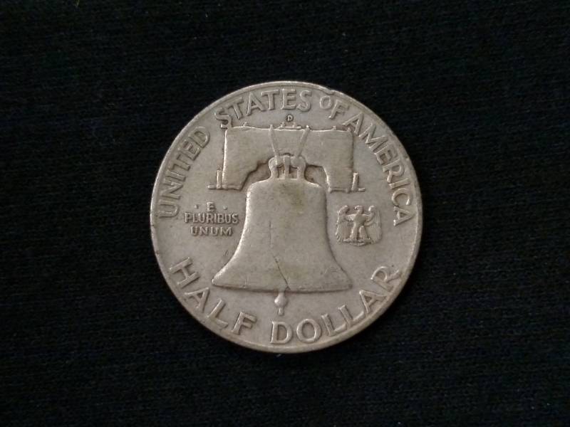1949 D Franklin Silver Half Dollar...