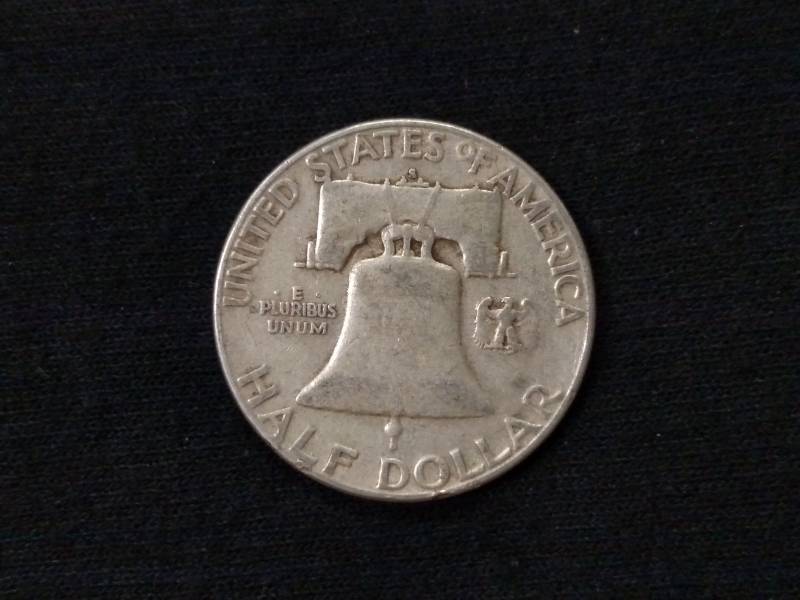 1951 S Franklin Silver Half Dollar...
