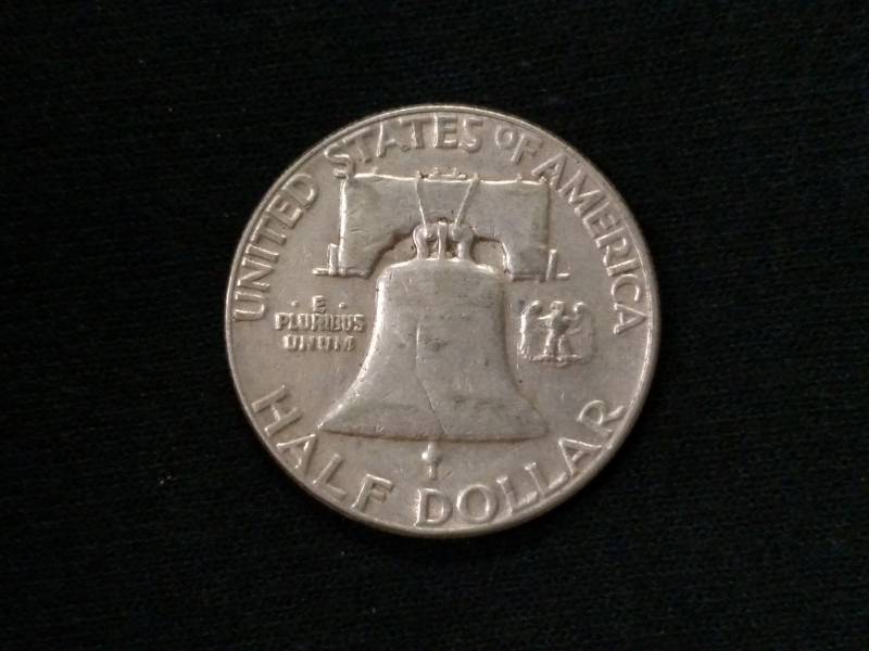 1957 Franklin Silver Half Dollar...