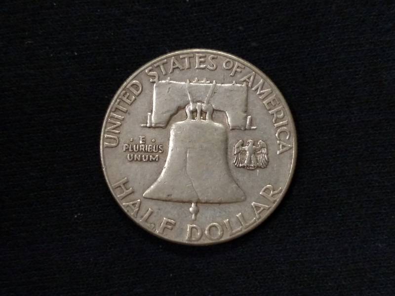 1958 Franklin Silver Half Dollar...