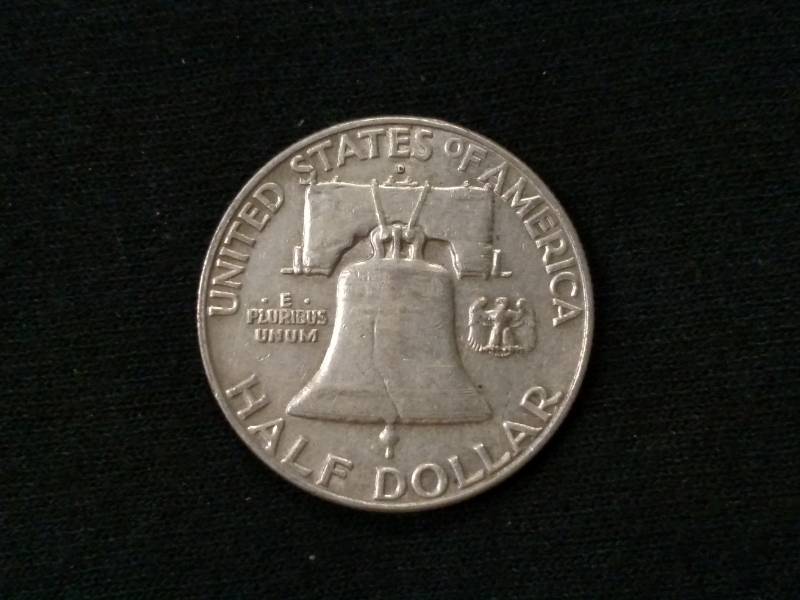 1962 D Franklin Silver Half Dollar...