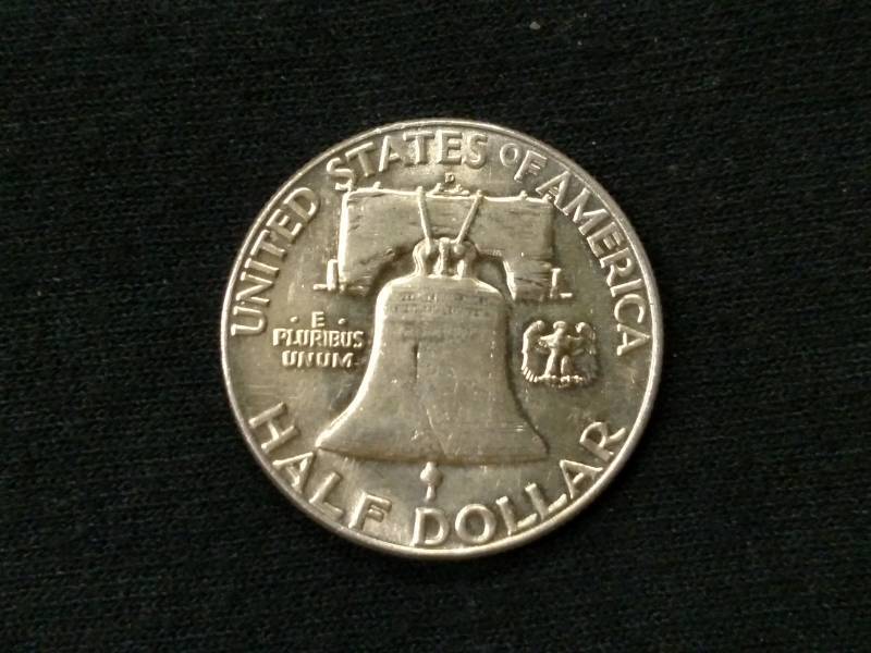 1963 D Franklin Silver Half Dollar...