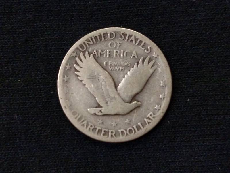 1925 Standing Liberty Silver Quarte...