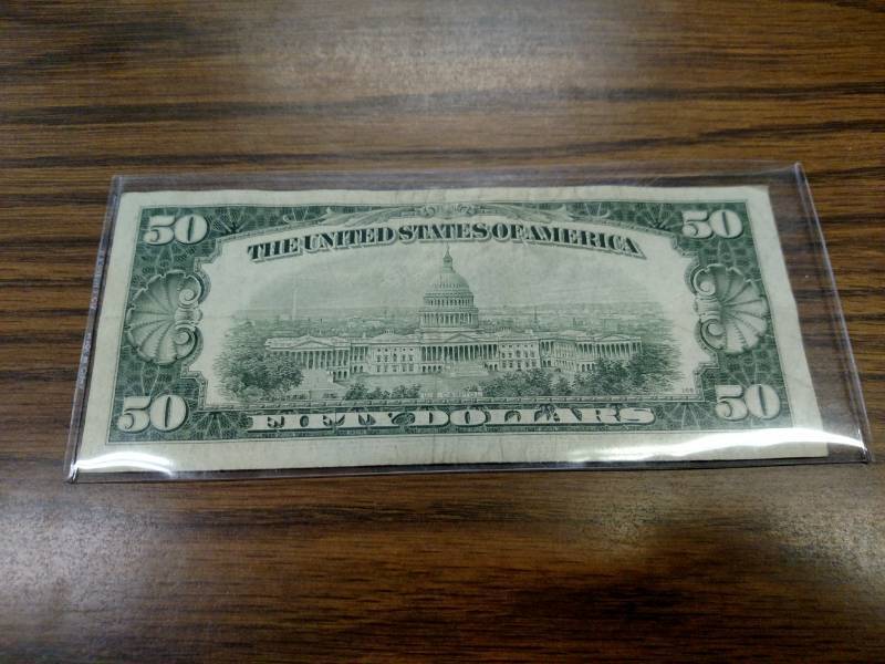 1950 C Fifty Dollars Federal Reserv...