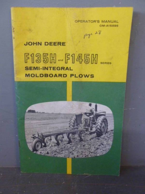 Vintage John Deere Manual