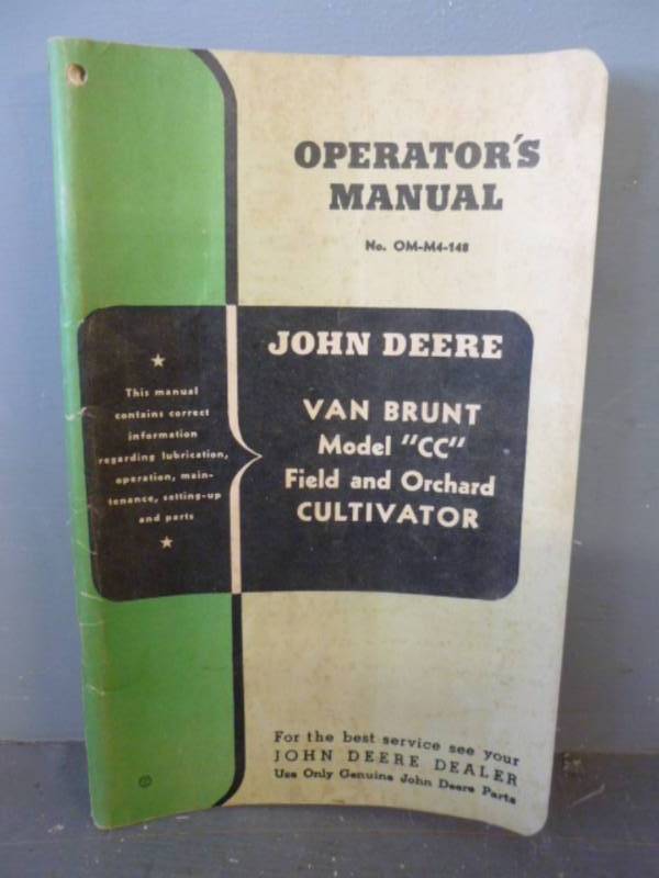 Vintage John Deere Manual