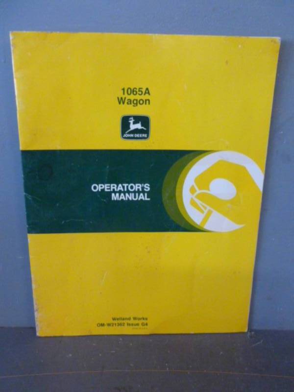 Vintage John Deere Manual