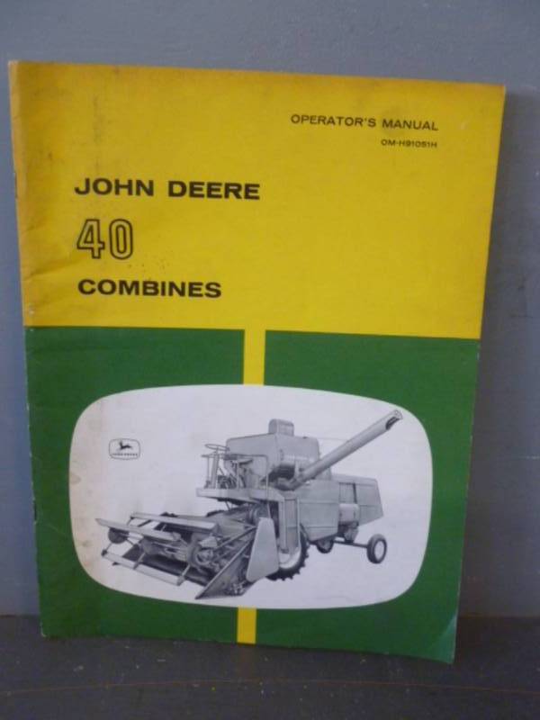 Vintage John Deere Manual