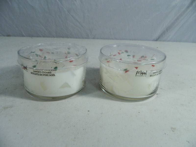 lot 11 image: 2 Primal Elements 2 Wick Candles