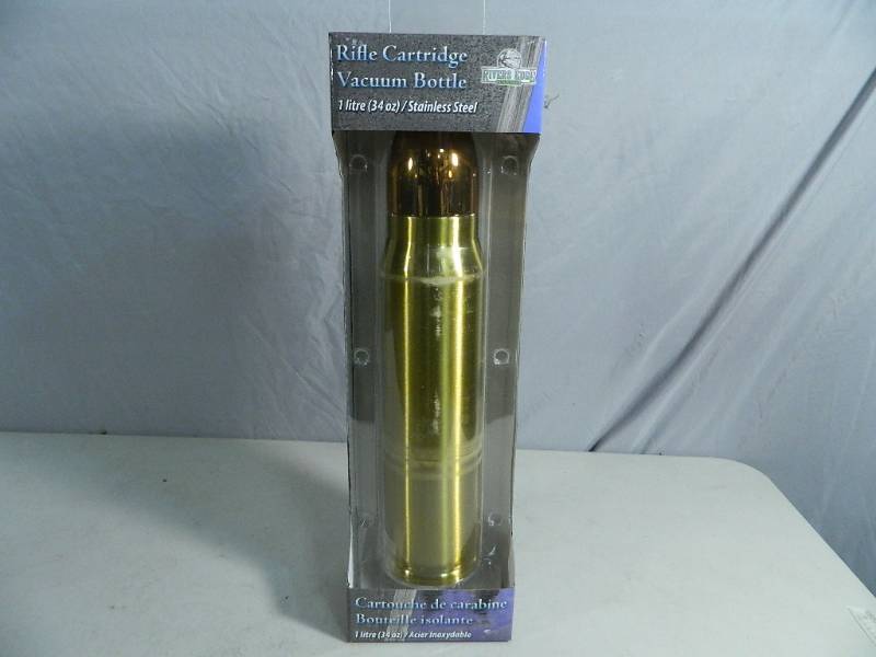 lot 45 image: New Rifle Cartridge Vacuum Bottle