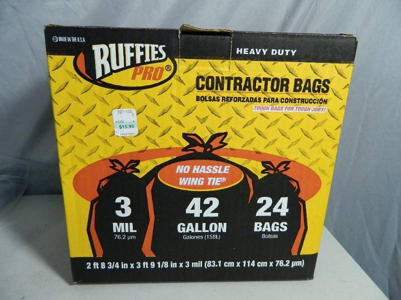 lot 72 image: New Heavy Duty Contractor Bags