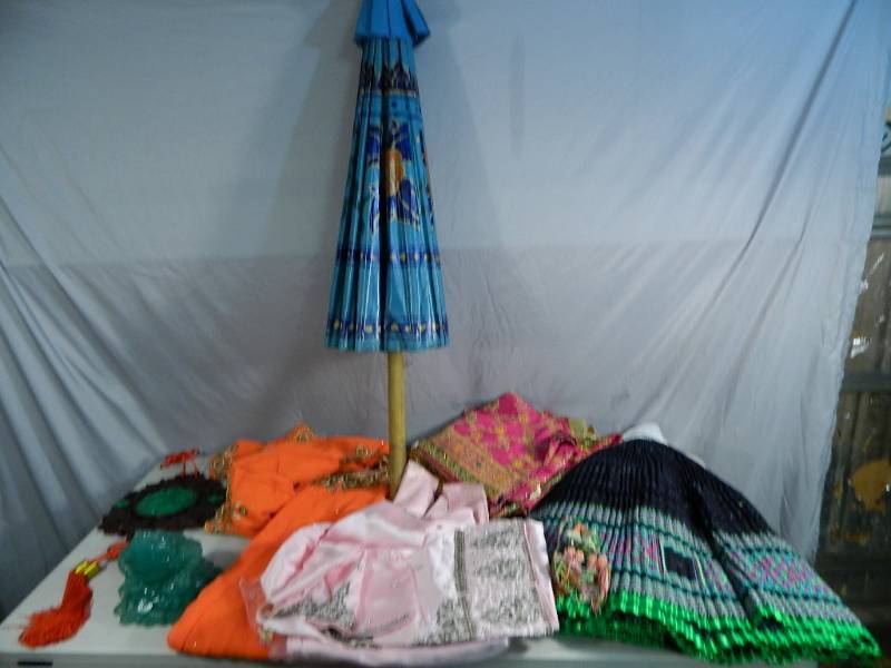 lot 82 image: Asian Decor, Cloth, Decoration, and More