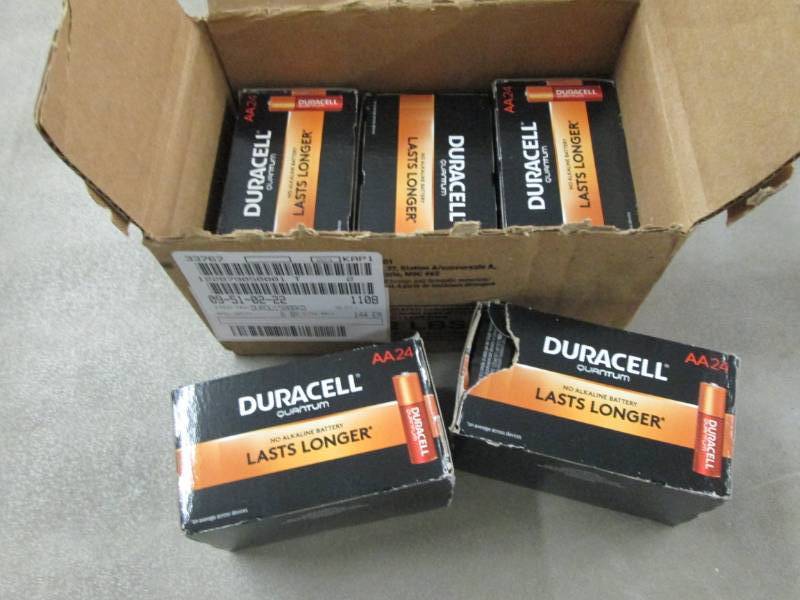 5 - 24 packs Duracell AA Batteries...