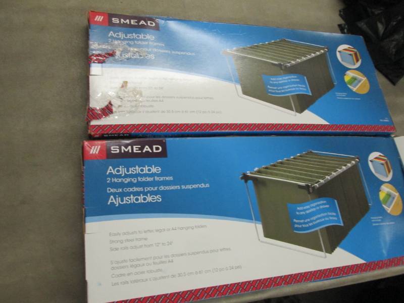 Lot of 2 Boxes Smead Adjustable 2 H...