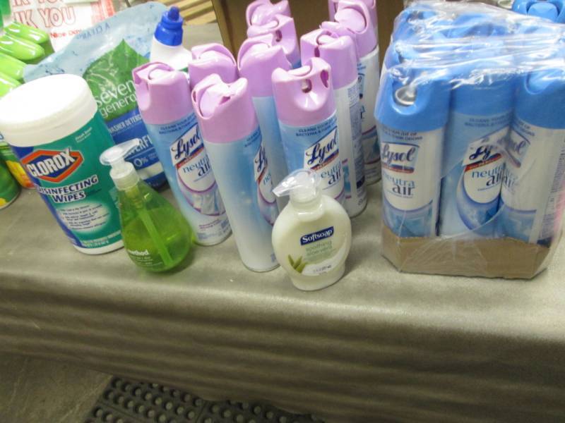 Lysol Neutra Air- many damaged caps...