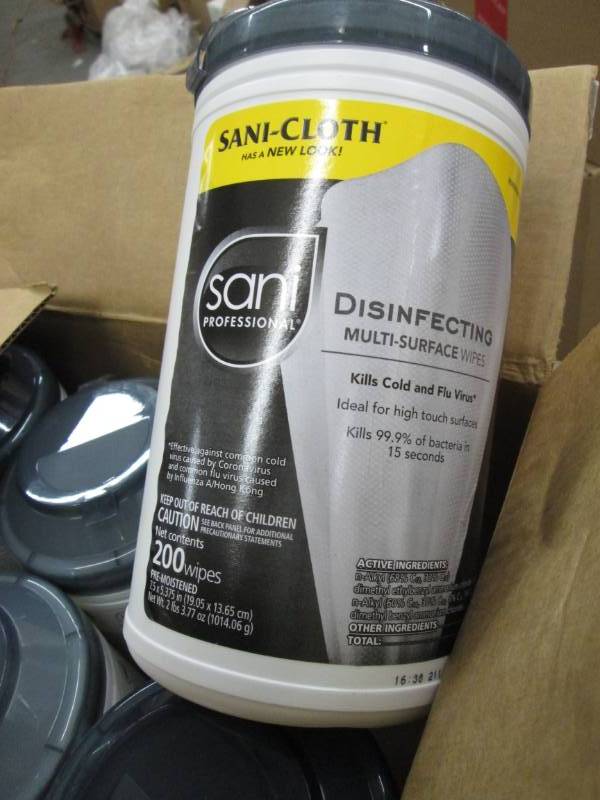 6 Canisters Sani-Cloth Disinfecting...