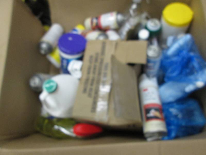 Large Box of Assorted Cleaning Prod...