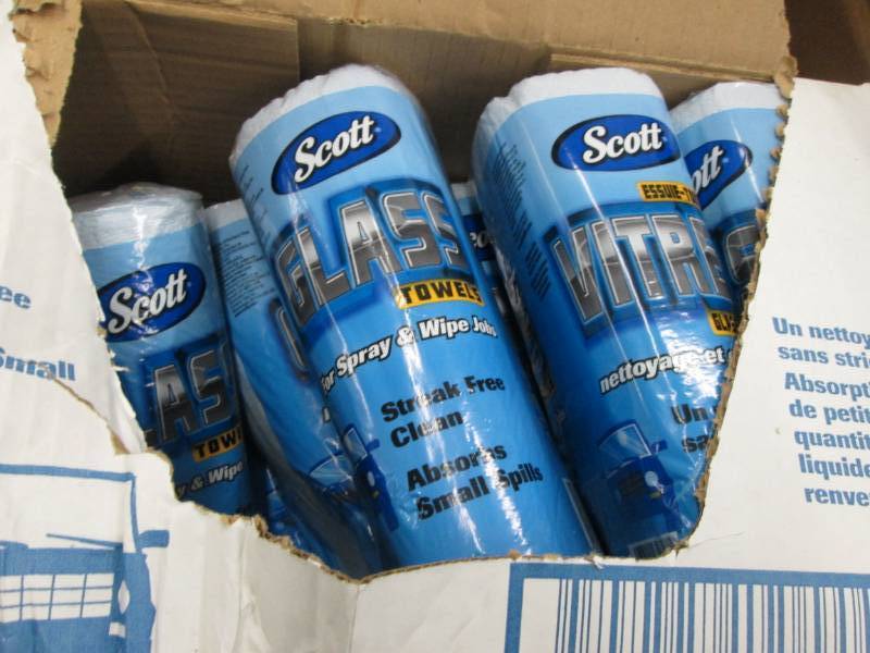 Case of Scott Glass Towels Sheets (...