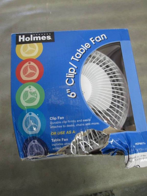 Holmes 6 inch ClipTable Fan...