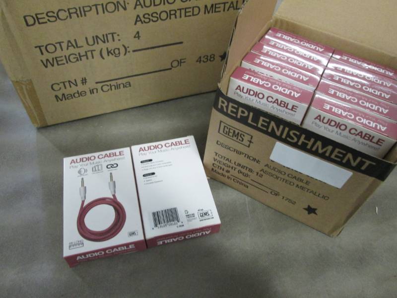 Case of 48 Gems 6 ft Braided Metall...