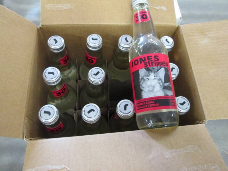 2 Cases of 12 Jones Stripped Cherry...