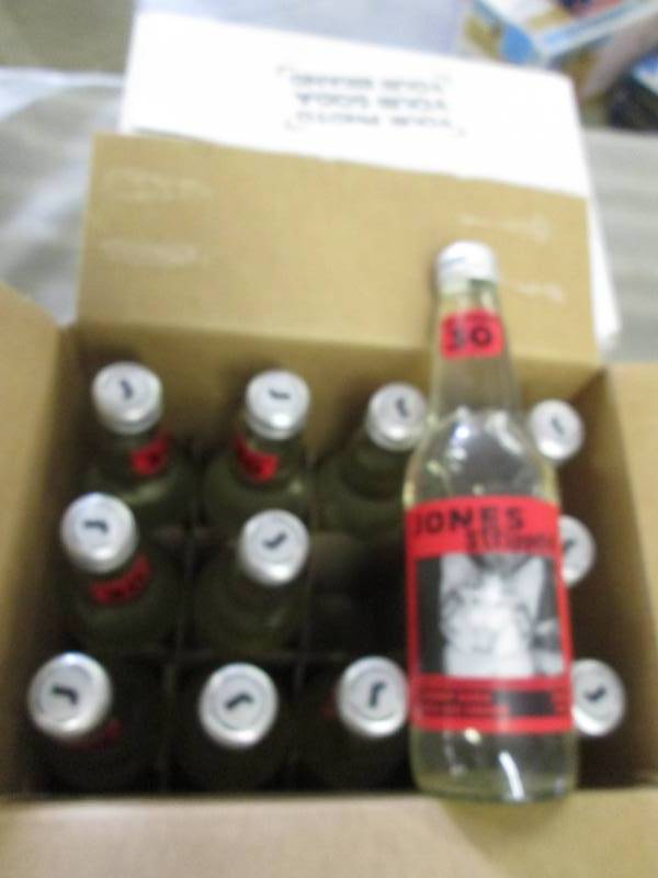 2 Cases of 12 Jones Stripped Cherry...