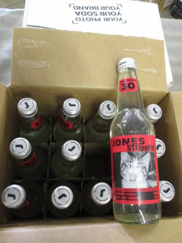 2 Cases of 12 Jones Stripped Cherry...