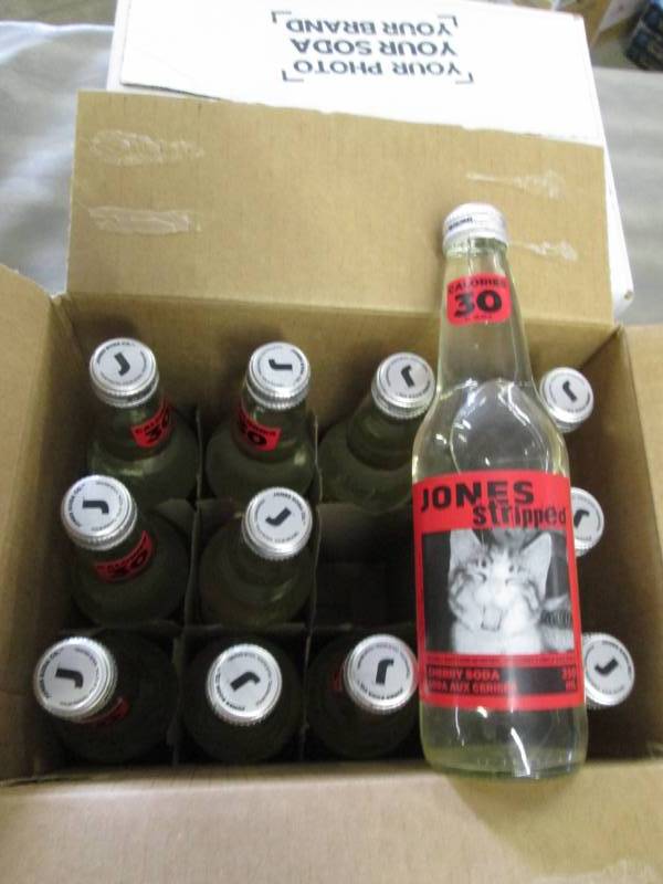 2 Cases of 12 Jones Stripped Cherry...