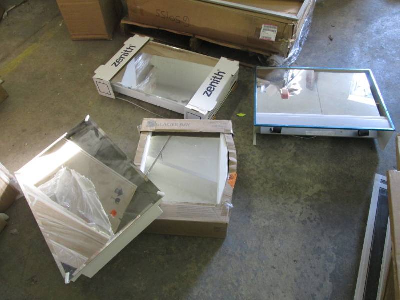 Lot of 4 Assorted Mirrored Medicine...