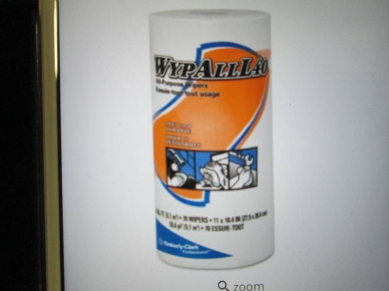 Case of Wypall L40 All purpose Wipe...